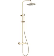 Душевая стойка AQUAme AQM8006BG шлифованное золото