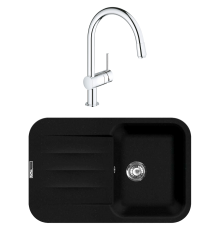 Комплект Мойка Lava L11.LAV + Смеситель Grohe Minta 3291800E хром