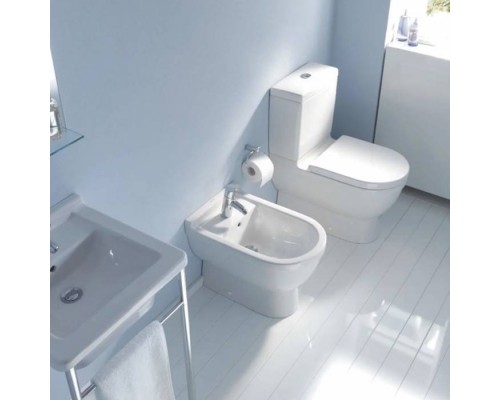Duravit Starck 3 Биде напольное 56х36см, приставное, с 1 отв. под смеситель, Цвет: белый. 2230100000 Duravit Starck 3 Биде напольное 56х36см, приставное, с 1 отв. под смеситель, Цвет: белый. 2230100000