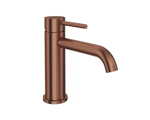 Kerama Marazzi Eterna Смеситель для раковины, 1 отв., без донного клапана, цвет: брашированная медь pvd. 69612XKM.59.067