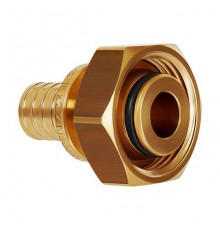 Переход Hoobs с накидной гайкой на евроконус 16x2.2-G3/4 . HB-PEXTY-162234