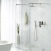 THG Hirondelles Platinum Stamped Душевой комплект: термостатический смеситель, ручной душ, верхний душ Oslash;30см, держатель с подводом воды и шланг 1500 мм, цвет: Polished nickel. G00-A00-5401AHC,  A4K-B01-280EP,  A4K-B01-5401BEH,  A4K-B01-54,  A4K-B01-