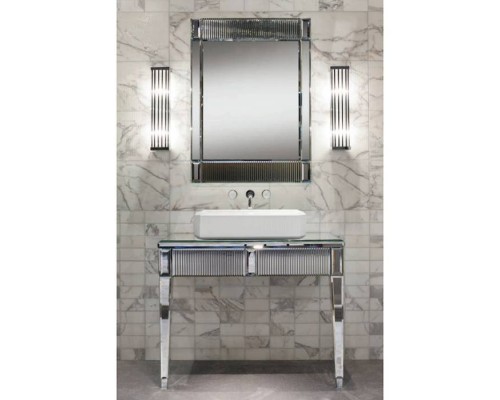 Oasis Rialto Комплект мебели напольный, №1, L98xP51x H:200см, цвет: ribbed mirror/хром. Oasis Rialto Комплект мебели напольный, №1, L98xP51x H:200см, цвет: ribbed mirror/хром.