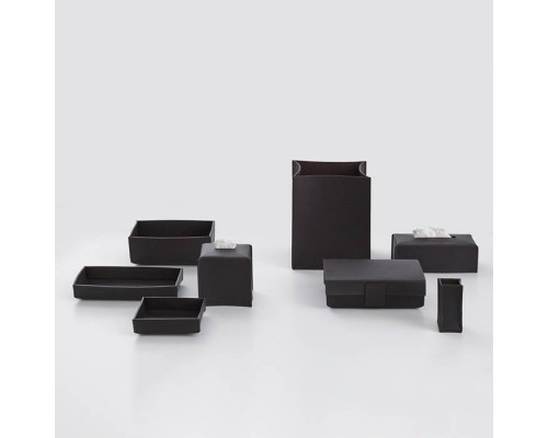 Decor Walther Nappa Лоток универсальный, настольный, натуральная кожа, цвет: дымчато-серый. 0938493