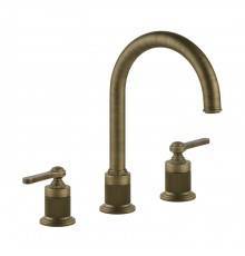 Gessi Venti20 Смеситель для раковины, на 3 отв., излив 17.2см., цвет: Antique Brass. 65016#713