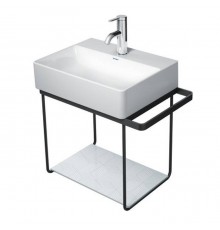 Duravit DuraSquare Металлическая консоль подвесная 51.6х33.3см, с раковиной на 1 отв., 073245 и полкой , высота регул.+5см,п/д левый/правый хром. 0099668300,  0732450071,  0031101000