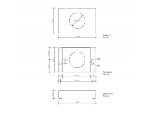 Decor Walther FB 5 Диспенсер гигиенических пакетов 13.5x9x3см, подвесной, цвет: никель сатинированный. 0802034