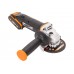 Угловая шлифмашина аккумуляторная WORX WX800,20В, 115 мм, 2*2,0Ач, кейс