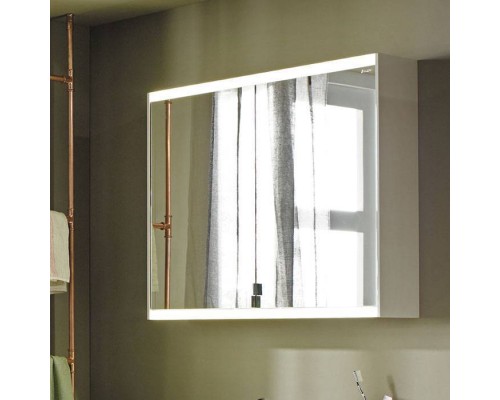 Burgbad Yso Зеркальный шкаф 82x65.6 см, с подсветкой, цвет: песочный глянцевый. SPHA080 K0389