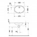 Duravit 1930 Раковина встраивания снизу, с переливом, цвет: белый. 0481570000