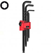 Набор Г-образных ключей метрических 950 PKL/9 BM N BlackLaser Wera WE-022086. WE-022086