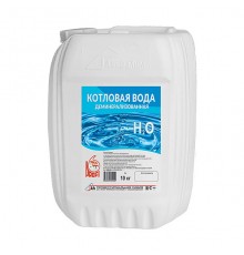 Вода котловая деминерализованная двойной очистки АльфаХим PROFI 10кг . ПВК-010
