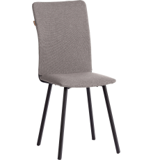 Стул TetChair Модерн La Rousse рогожка серая, ножки черные, 3M 16/2