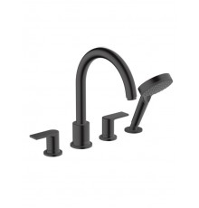 HG 71 456 670 Vernis Blend Смеситель на борт ванны, на 4 отверстия, кер. 90° (внешняя монтаж часть) 71456670