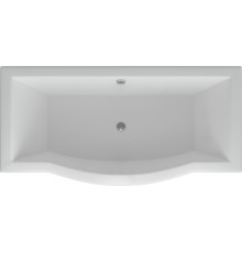 Акриловая ванна AQUATEK Гелиос GEL180-0000067 180x90 см, с каркасом, с экраном, со сливом-переливом