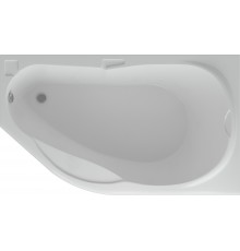 Акриловая ванна AQUATEK Таурус TAR170-0000129 R 170x100 см, угловая, с каркасом, с экраном, со сливом-переливом, асимметричная