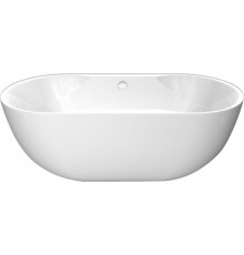 Овальная ванна акриловая BelBagno BB28 180x85 см, белая, отдельностоящая