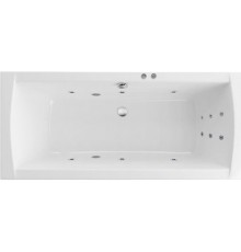 Акриловая ванна Excellent Aquaria Lux WAEX.AQU18.LINE 180x80 см, с гидромассажем, с каркасом, со сливом-переливом