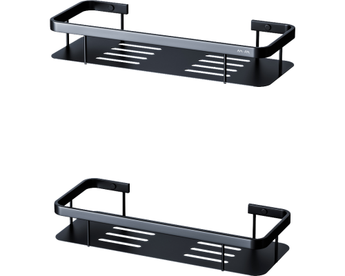 Полка AM.PM Sense L A7453222 черная, 2 шт.