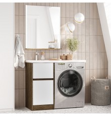 Мебель для ванной комнаты AQUATON Лондри 40 L, дуб кантри, белый
