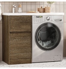Тумба с раковиной AQUATON Лондри 40 L, дуб кантри