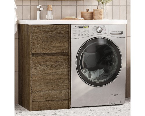 Тумба с раковиной AQUATON Лондри 40 L, дуб кантри