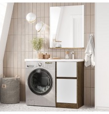 Мебель для ванной комнаты AQUATON Лондри 40 R, дуб кантри, белый