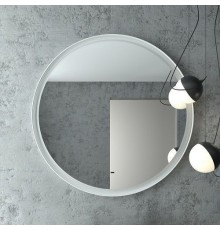 Зеркало круглое Art Max Napoli 100 белое