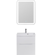 Мебель для ванной комнаты BelBagno Marino H60 bianco lucido, 60 см