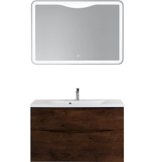 Мебель для ванной комнаты BelBagno Marino H60 rovere moro, 100 см