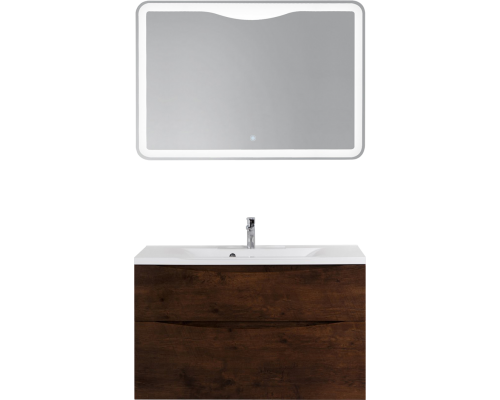Мебель для ванной комнаты BelBagno Marino H60 rovere moro, 100 см