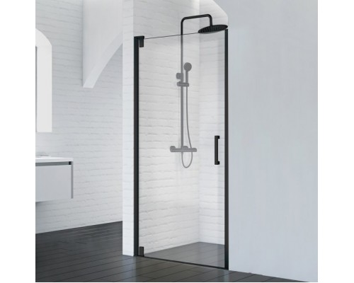 Душевая дверь в нишу BelBagno Marmi B-1-90-C nero