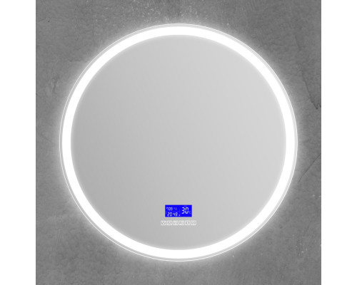 Зеркало круглое BelBagno SPC-RNG-700-LED-TCH-RAD с bluetooth, термометром и радио