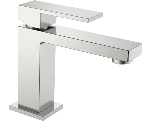 Смеситель для раковины Boheme Qubic 471-NB brushed nickel