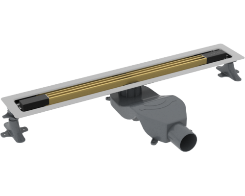 Душевой трап (лоток) Boheme B T Infinity 80 см, матовое золото