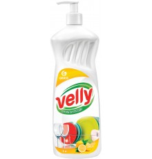 Средство для мытья посуды Grass Velly с дозатором, лимон, 1 л