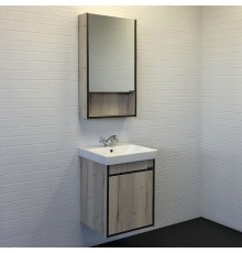 Мебель для ванной комнаты Comforty Вена 45 подвесная, дуб дымчатый