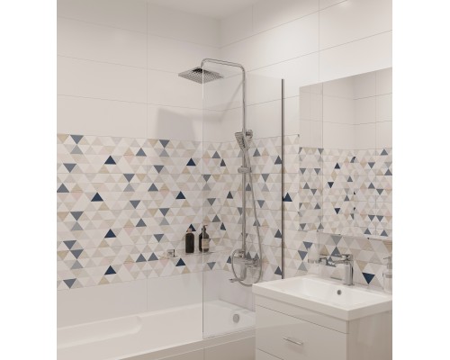 Шторка на ванну DIWO Ростов 4GW008 неподвижная, 60x150