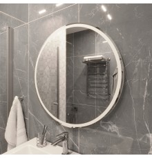 Зеркало круглое DIWO Ростов 80 с подсветкой, круглое, сенсорный выключатель, настенное, российское