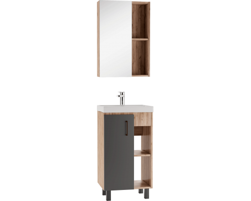 Мебель для ванной комнаты Домино Craft 50 дуб вотан, графит