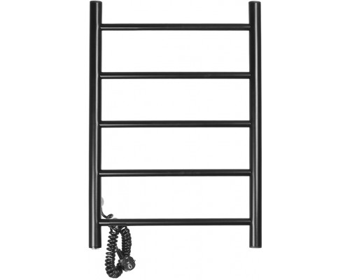 Полотенцесушитель электрический Domoterm Аврора DMT 109-5 50x71, черный, L