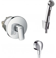 Гигиенический душ Hansgrohe 32129000 со смесителем, С ВНУТРЕННЕЙ ЧАСТЬЮ