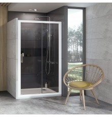 Душевая дверь в нишу Ravak 10° 10DP2-110 Transparent, профиль белый