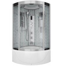 Душевая кабина Niagara Luxe 7710W хром, металлик, с высоким поддоном, с сиденьем