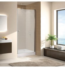 Душевая дверь в нишу Cezares Eco ECO-O-B-1-85-P-Cr стекло punto