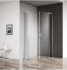 Душевой уголок Cezares Slider R 2 90/100 C Cr профиль хром, стекло прозрачное