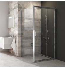 Душевой уголок Ravak Blix BLDP2 100х80, Transparent, профиль хром