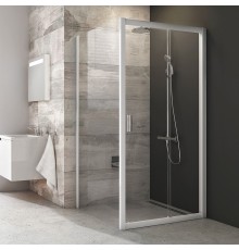 Душевой уголок Ravak Blix BLDP2 110х100, Transparent, профиль белый