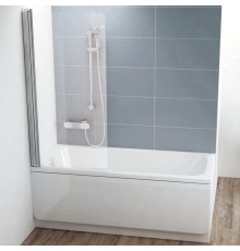 Шторка на ванну Ravak CVS1-80 L Transparent, профиль блестящий