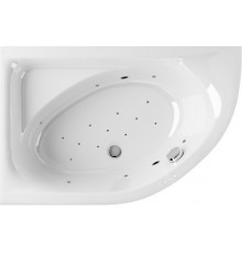 Акриловая ванна Excellent Aquarella WAEX.ARL17.RELAX L 170x110 см, угловая, с гидромассажем, с каркасом, со сливом-переливом, асимметричная